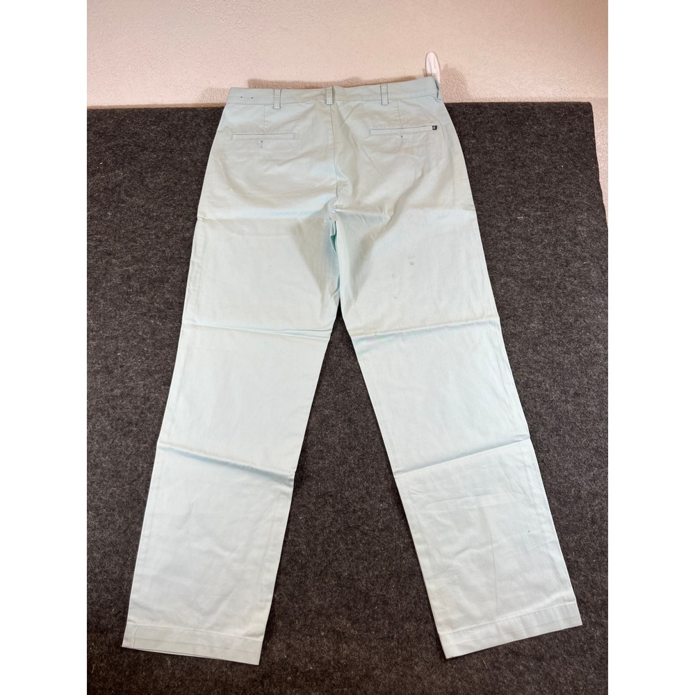 Vintage Brooks Brothers 346 Mens Chinos Light Blue Cotton Pants W38 L34 Y2K